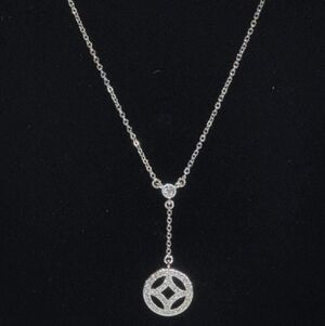 Swarovski Silver Crystal Pendant Necklace